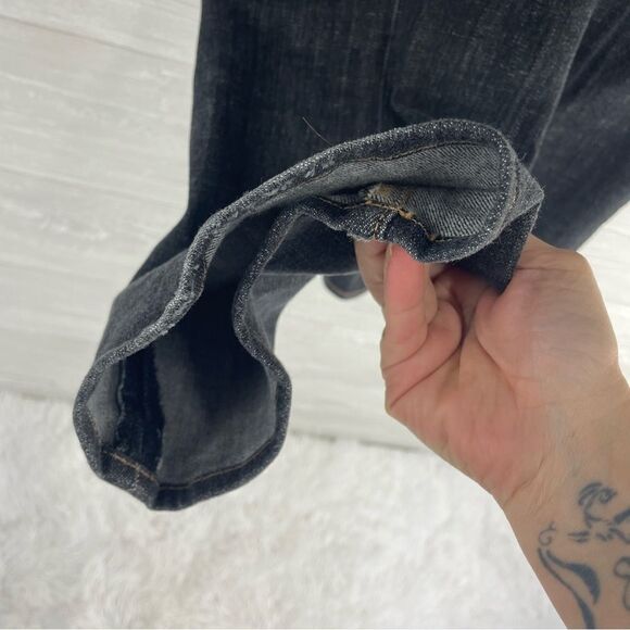 7 For All Mankind Dark Wash Mid Rise Bootcut Jeans - Picture 11 of 11